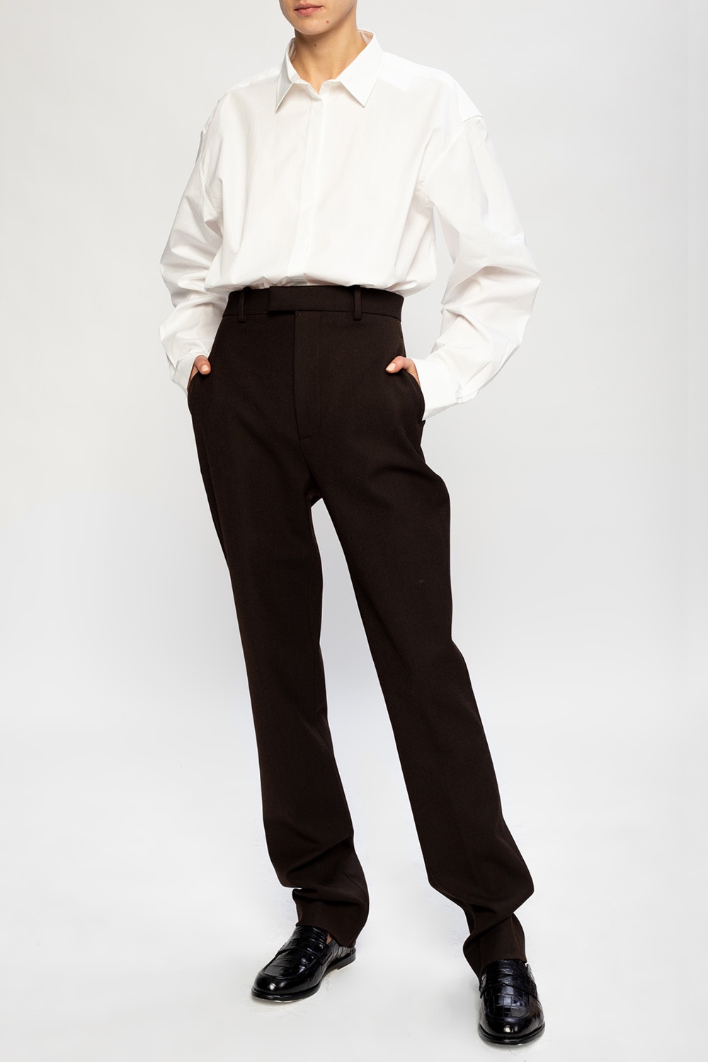 Bottega Veneta Pleat-front loungewear trousers